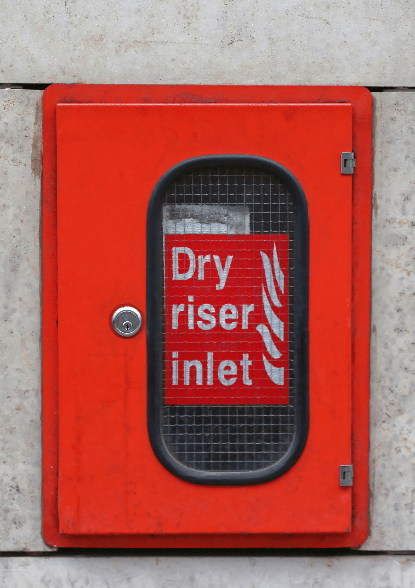 dry riser inlet